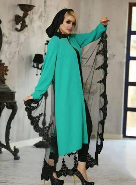 عکس مدل مانتو نخی شیک و مجلسی