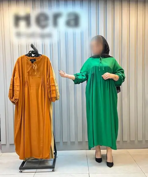 عکس مدل مانتو نخی شیک بلند