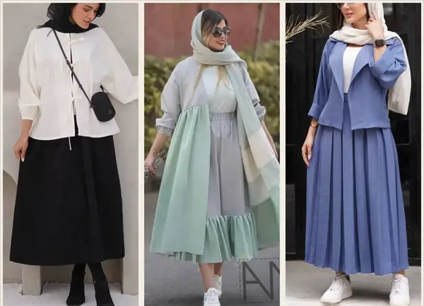عکس مدل مانتو و دامن مجلسی