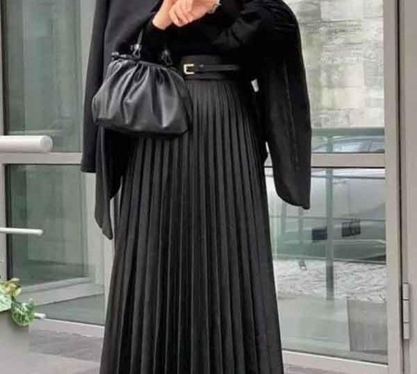 عکس مدل مانتو و دامن پلیسه
