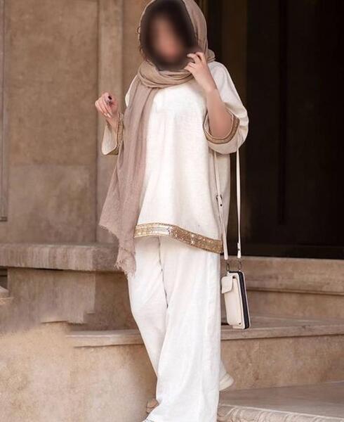 عکس مدل مانتو و شلوار گشاد تابستانی