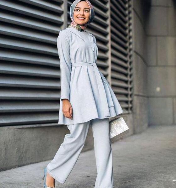 عکس مدل مانتو و شلوار گشاد تابستانی