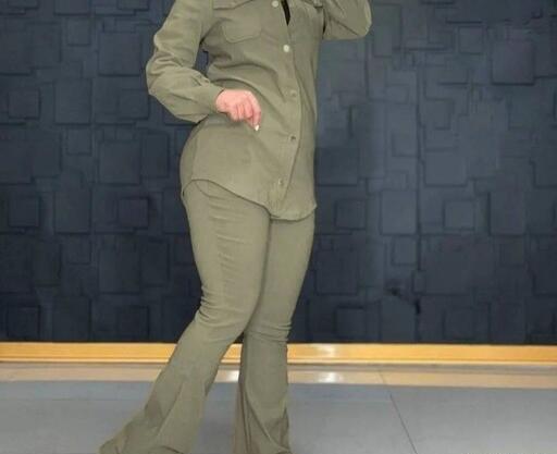عکس مدل مانتو و شلوار دمپا گشاد