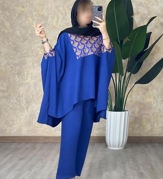 عکس مدل مانتو وشلوار ست تابستانی