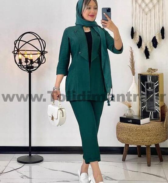 عکس مدل مانتو شلوار ست ابروبادی