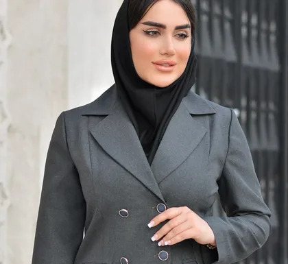 عکس مدل مانتو و شلوار اداری سایز بزرگ