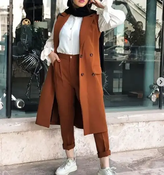 عکس مدل مانتو وست بلند