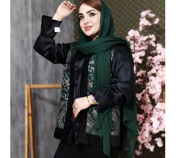 عکس مدل مانتو وست ژاکارد