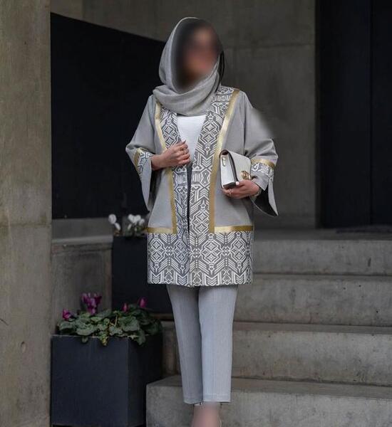 عکس مدل مانتو وشلوار مجلسی زنانه جدید