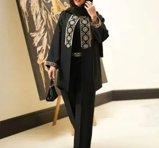 عکس مدل مانتو وشلوار مجلسی زنانه