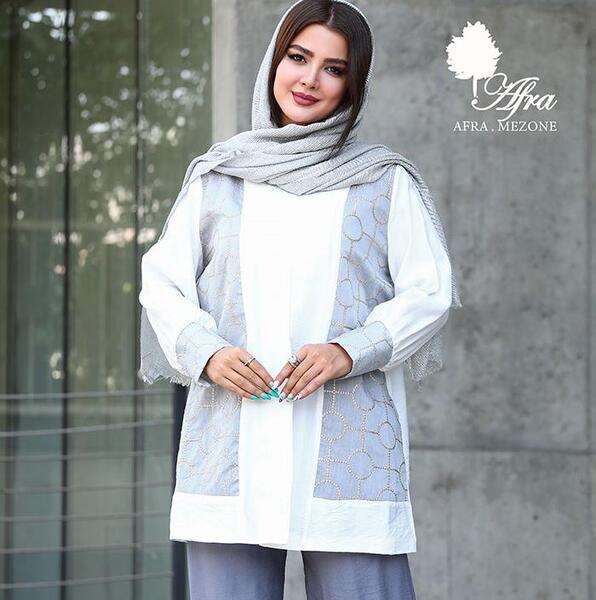 عکس مدل مانتو هندی کوتاه