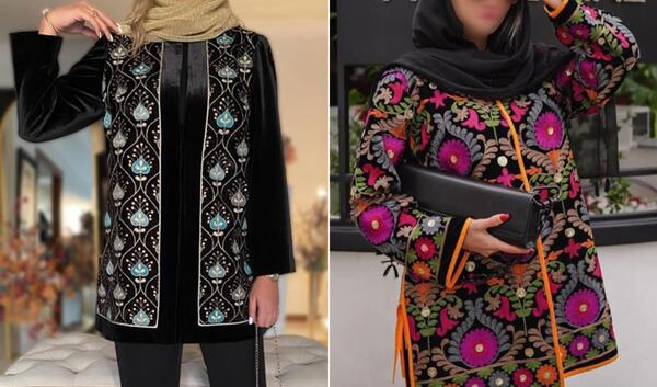 عکس مدل مانتو هندی دوزی