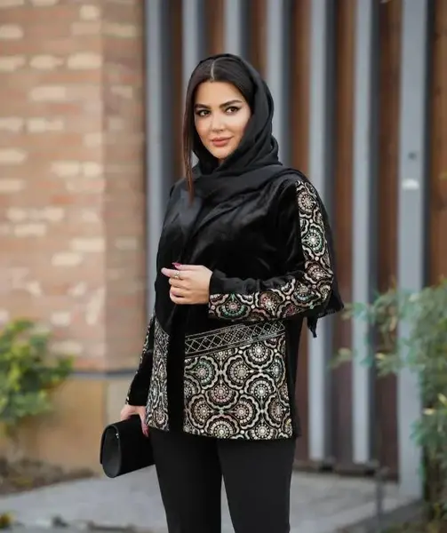 عکس مدل مانتو هندی دوزی