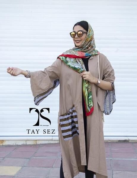 عکس مدل مانتو هندی سوزن دوزی