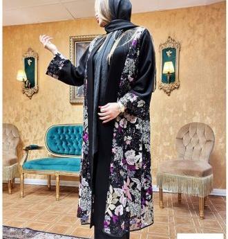 عکس مدل مانتو یاخما ریش دار