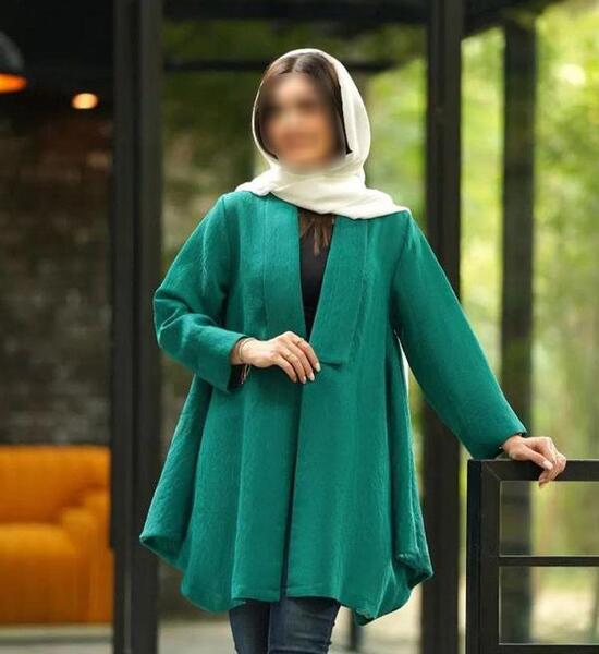 عکس مدل مانتو یقه ارشال بلند