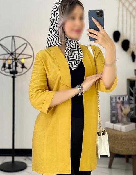 عکس مدل مانتو یقه ارشال بلند