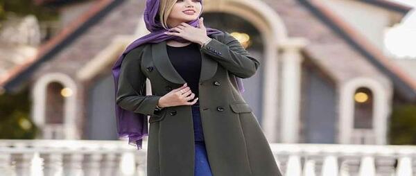 عکس مدل مانتو یقه ارشال با الگو