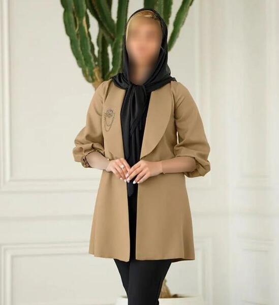 عکس مدل مانتو یقه ارشال دخترانه