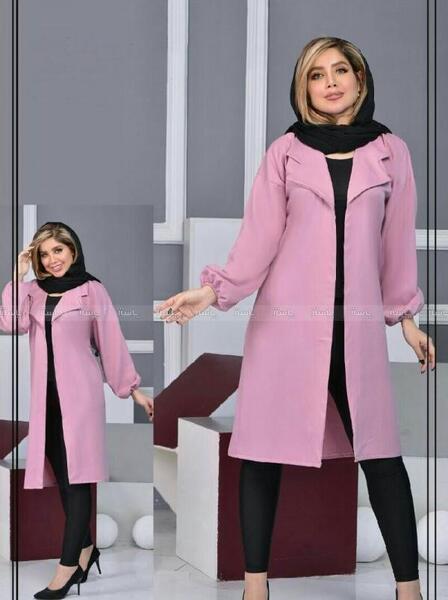 عکس مدل مانتو یقه انگلیسی جلو بسته