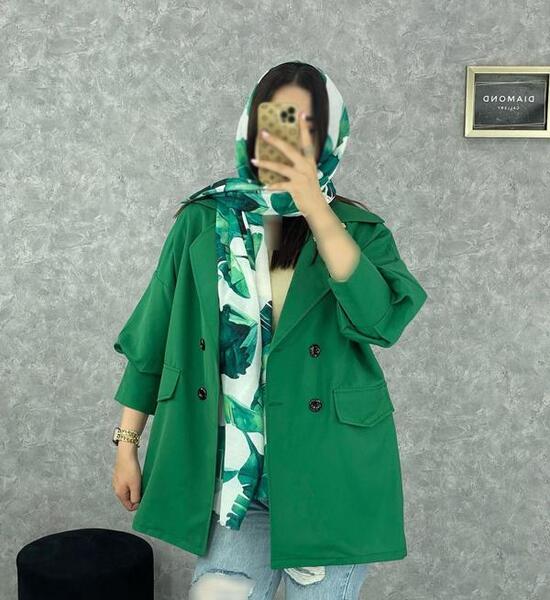 عکس مدل مانتو یقه انگلیسی جلو بسته