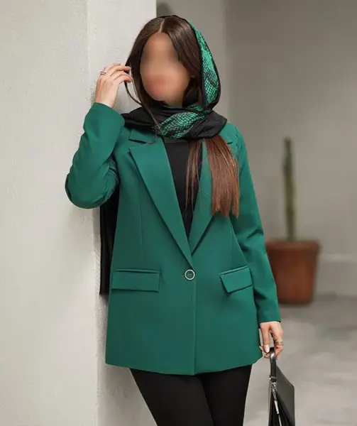 عکس مدل مانتو یقه انگلیسی سرخود