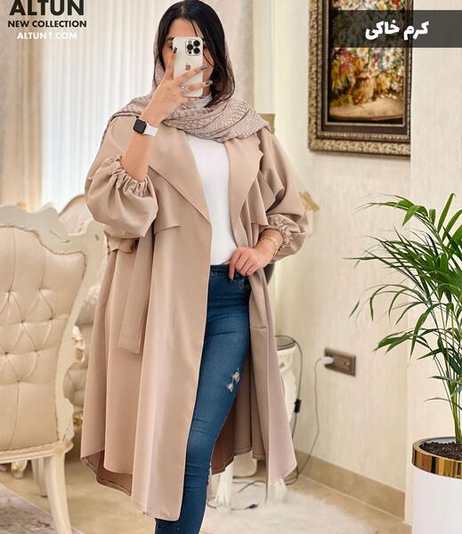 عکس مدل مانتو یقه انگلیسی بلند