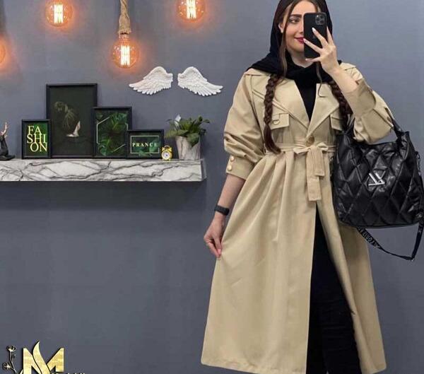 عکس مدل مانتو یقه انگلیسی بلند