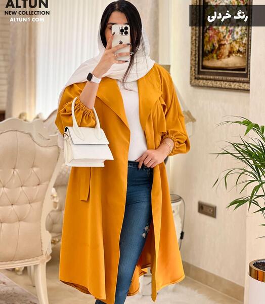 عکس مدل مانتو یقه انگلیسی بلند