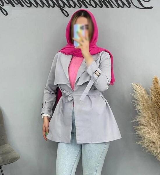 عکس مدل مانتو یقه امریکایی بدون پشت یقه