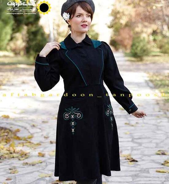 عکس مدل مانتو یقه امریکایی دخترانه