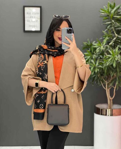 عکس مدل مانتو با یقه امریکایی
