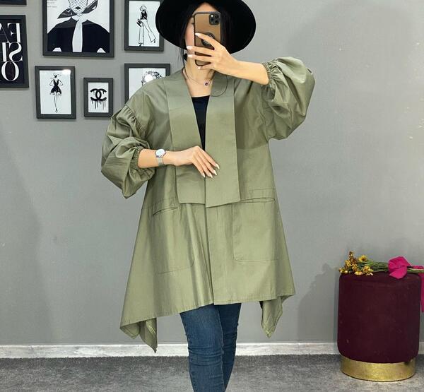 عکس مدل مانتو با یقه امریکایی