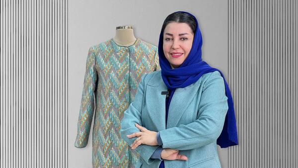 عکس الگو مدل مانتو یقه ریزشی