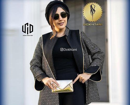عکس مدل مانتو با یقه فرنچی