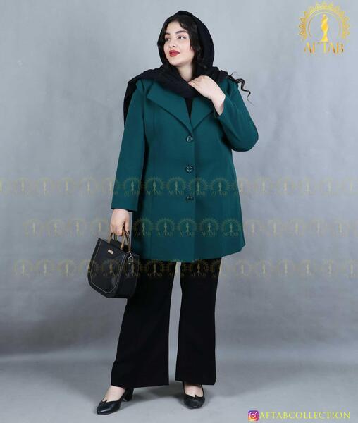 عکس مدل مانتو یقه آمریکایی جلو باز