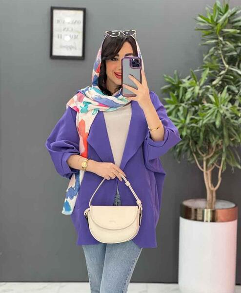 عکس مدل مانتو یقه آمریکایی جلو باز