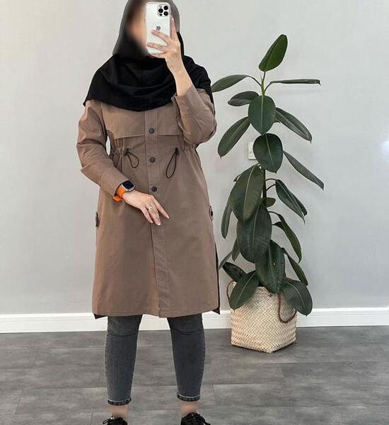 عکس مدل مانتو هودی بلند