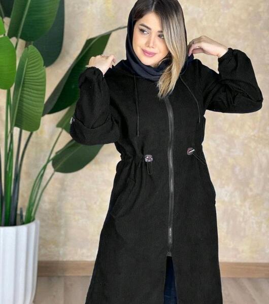 عکس مدل مانتو هودی بلند