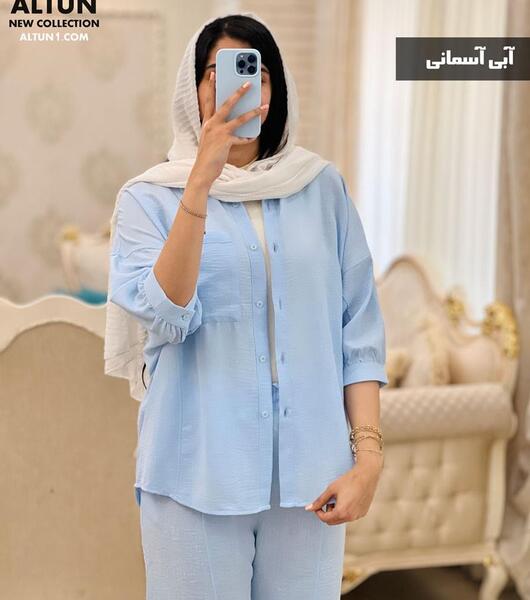عکس مدل مانتو شلوار ست دخترانه تابستانی
