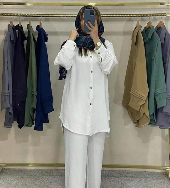 عکس ابروبادی مدل ست مانتو و شلوار دخترانه جدید