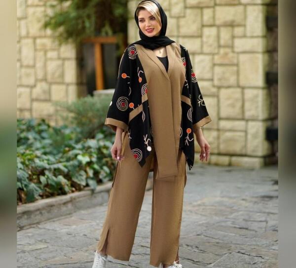 عکس مدل مانتو شلوار ست تابستانه