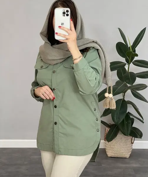 عکس مدل مانتو تابستانی با پارچه نخی دخترانه