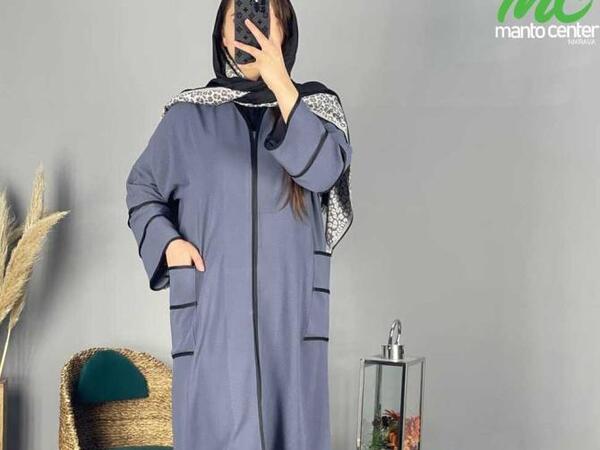 عکس مدل مانتو نخی گلدار سایز بزرگ