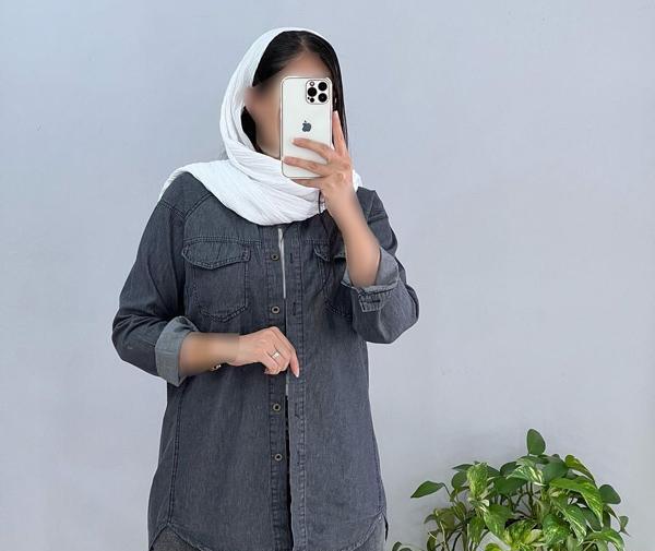 عکس مدل مانتو دخترانه لی کاغذی طرح دار