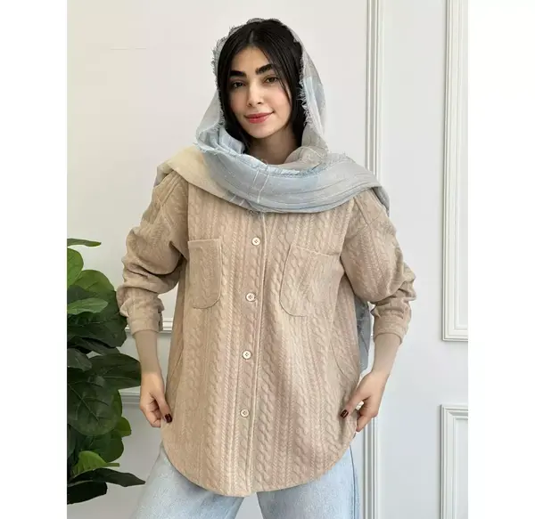 عکس مدل مانتو با پارچه لمه لیزری