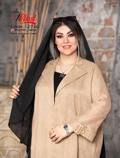 عکس مدل مانتو با پارچه لمه لیزری