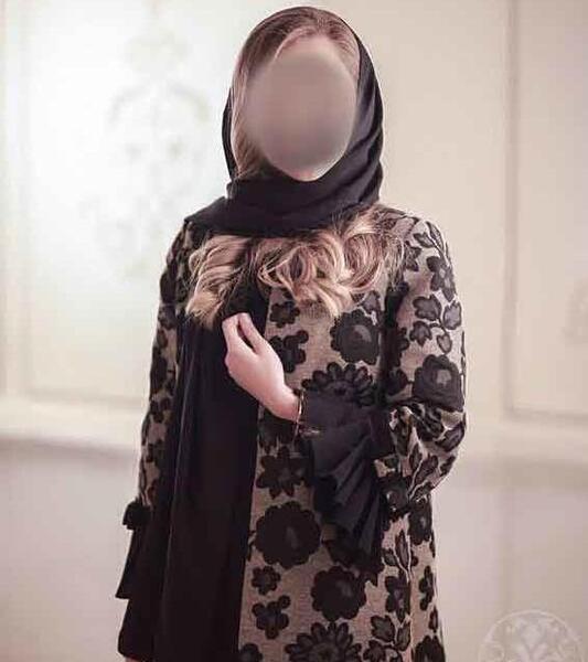 عکس مدل مانتو مشکی گیپور جدید