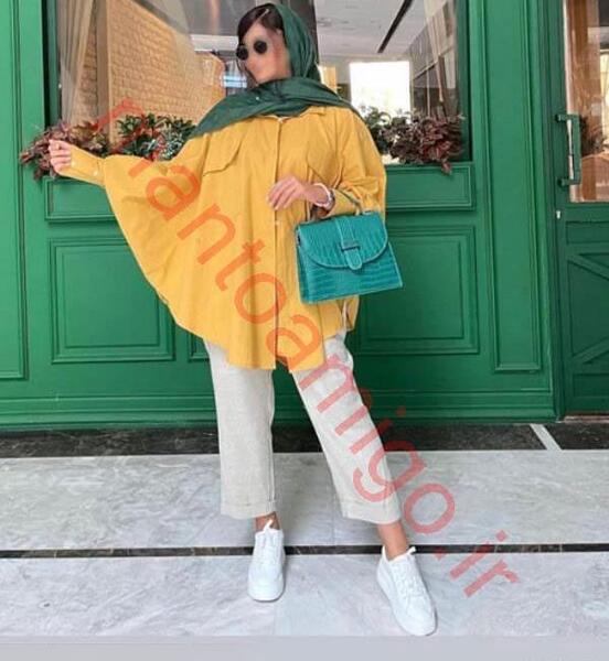 عکس مدل مانتو گشاد و کوتاه