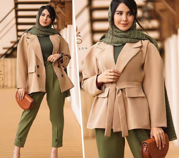 عکس مدل مانتو کوتاه دخترانه